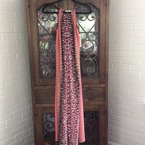 NWT Maggy London animal print maxi dress